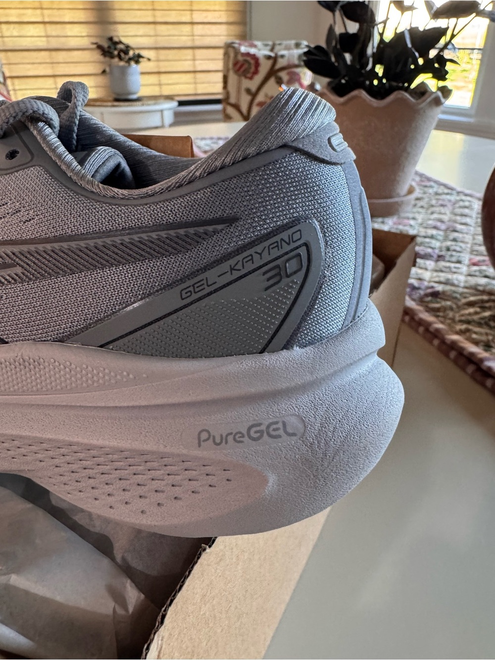 Asics Women’s GEL-Kayano 30 Sneakers in Piedmont Grey - Picture 3 of 6